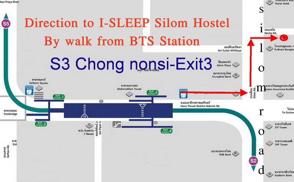I-Sleep Silom Hostel Bangkok Eksteriør billede